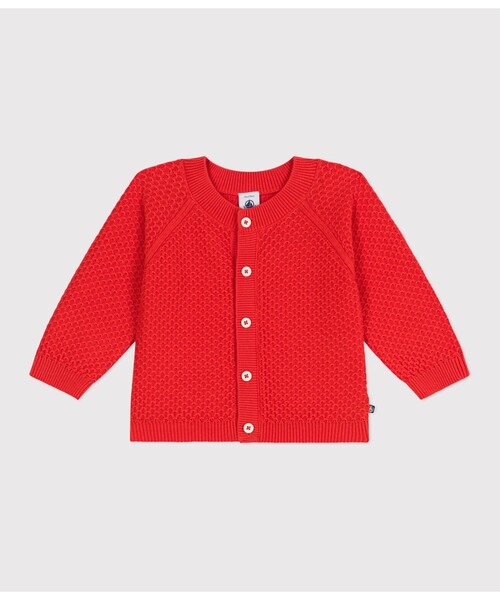 PETIT BATEAU（プチバトー） カーディガン コットンニットカーディガン
