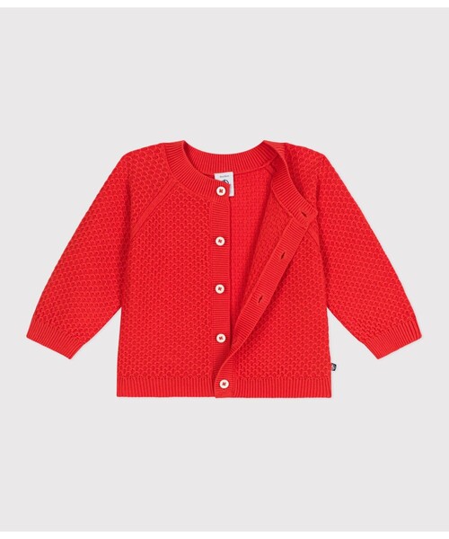PETIT BATEAU（プチバトー） カーディガン コットンニットカーディガン