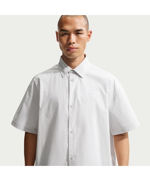 NIKE（ナイキ） シャツ クラブ BTN S/S トップ OS メンズ : ZOZOTOWN