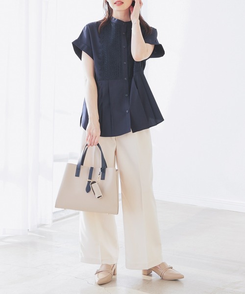 ブラウス シャツ バックアンドフロントジレ / Back and Front Gilet レディース バックアンドフロントジレ / Back and Front Gilet（シャツ