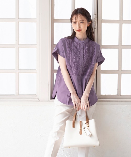 レースブラウス 洗える】レース ブラウス / 23区 S | ファッション通販 【公式