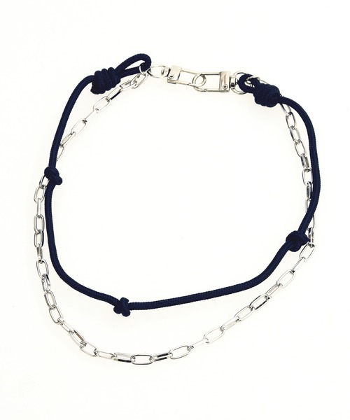 ネックレス an meets zakka カラーコード×チェーン2連ネックレス(45cm