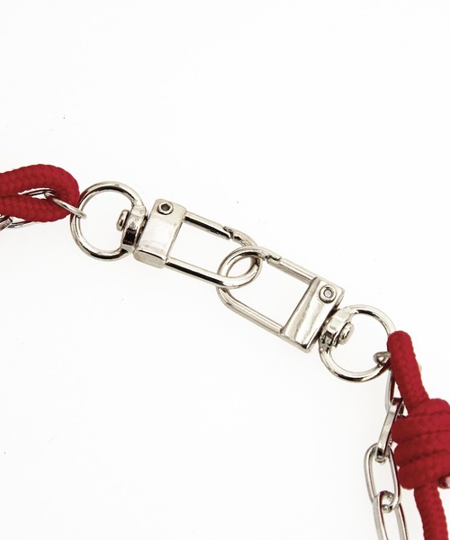 ネックレス an meets zakka カラーコード×チェーン2連ネックレス(45cm