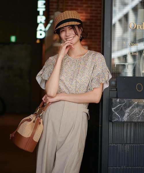 andrea cardone ショルダーバッグ バッグ ラフィア2wayハンドルバッグ