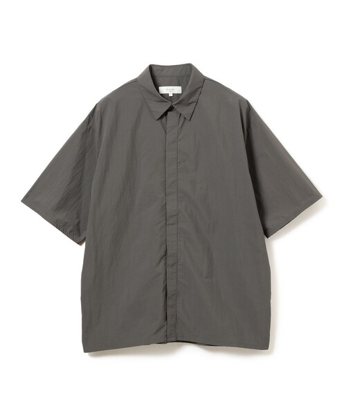 【BLACK】撥水 テックシャツ BEAMS（ビームス）撥水 テックシャツ（シャツ・ブラウス カジュアル
