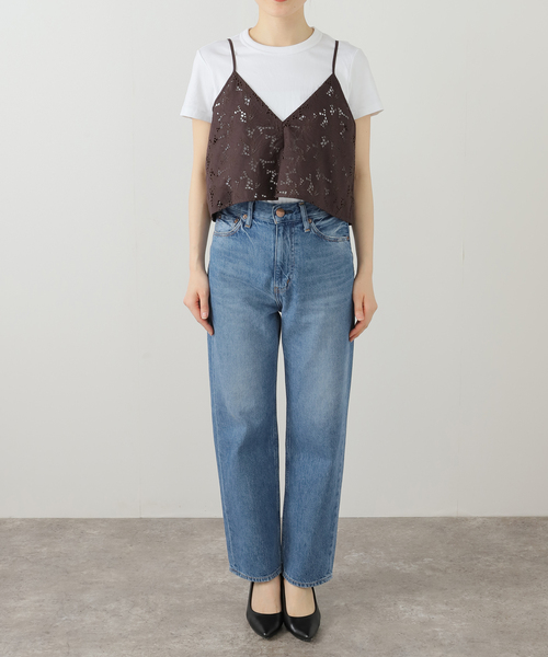 TICCA ティッカ　フラワーレース2WAYキャミソール／TBES-111 TICCA（ティッカ） ブラウス シャツ 「洗える」TICCA/ティッカ