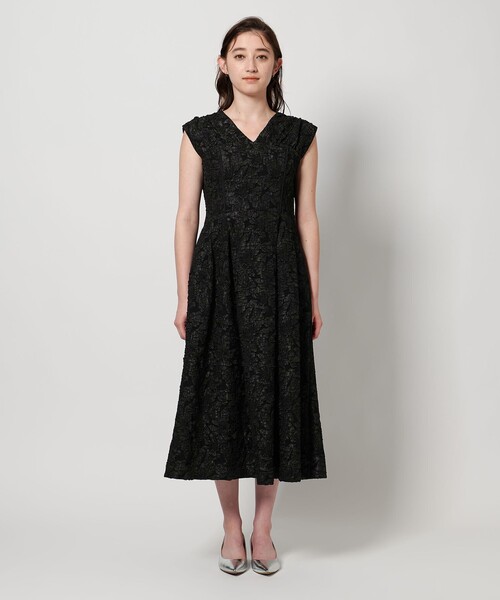 UNITED ARROWS ワンピース Vネック ジャガード : ZOZOTOWN Yahoo
