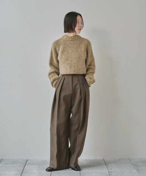 トップス TODAYFUL Brushed Knit Cardigan(OLIVE) TODAYFUL