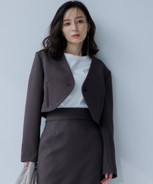「anuans」 半袖Tシャツ SMALL ベージュ レディース