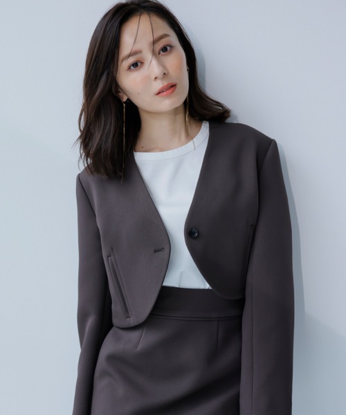 「anuans」 半袖Tシャツ SMALL ベージュ レディース