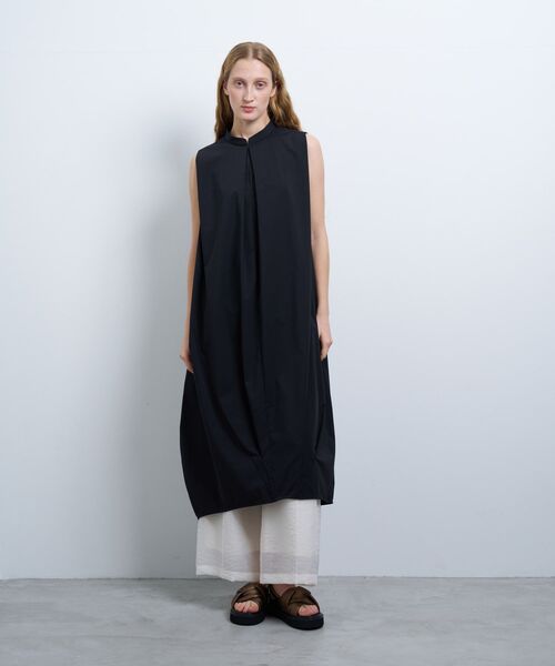 ワンピース LANVIN Abito シルクキュプラサテンワンピース | LANVIN COLLECTION (Women