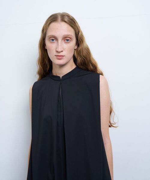 LANVEN ワンピース LANVIN en Bleu ワンピース ソフトタイプライターコクーン