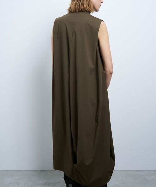 LANVEN ワンピース LANVIN en Bleu ワンピース ソフトタイプライターコクーン