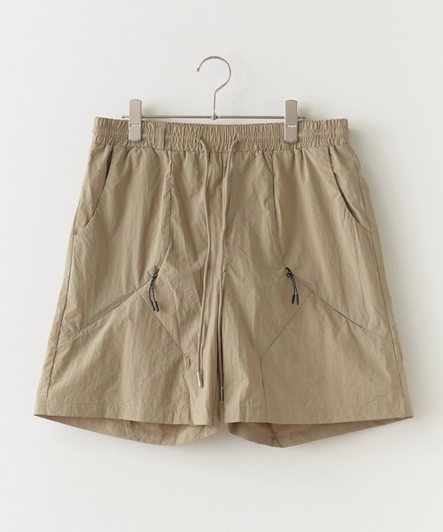 Theater code ハーフパンツ ワイドパンツ パンツ Zip pocket half