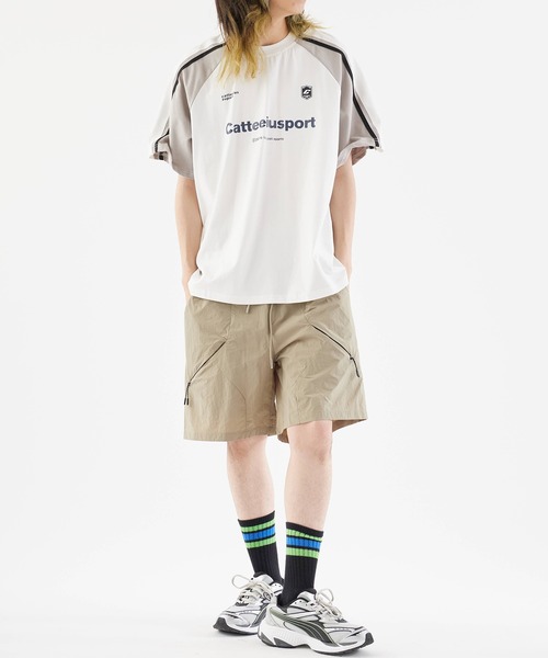 Theater code パンツ Zip pocket half pants/ジップポケットハーフ