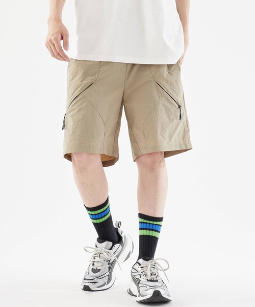 Theater code パンツ Zip pocket half pants/ジップポケットハーフ