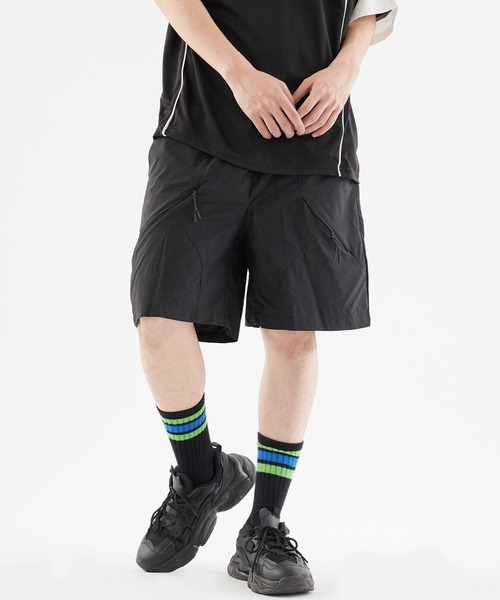 Theater code パンツ Zip pocket half pants/ジップポケットハーフ