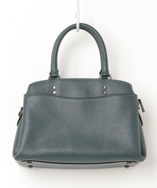 COACH ハンドバッグ カーキ/グリーン COACH 「COACH」 ワンポイントハンドバッグ - グリーン