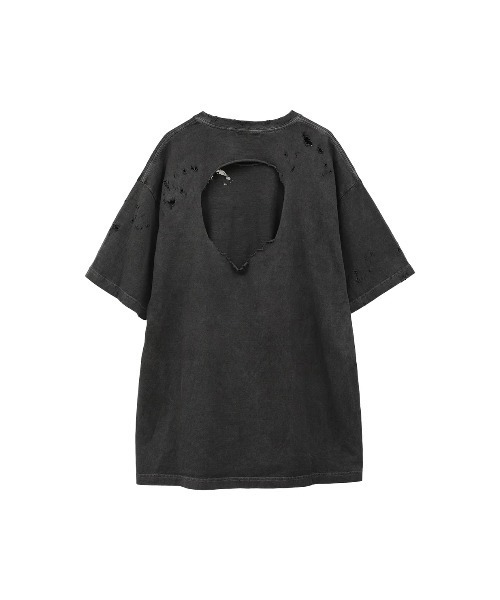 tシャツ 「CLANE/クラネ」CRUSH DESIGN OVER TEE/クラッシュデザインオーバーTシャツ レディース CLANE/クラネ】CRUSH DESIGN OVER TEE/クラッシュデザイン