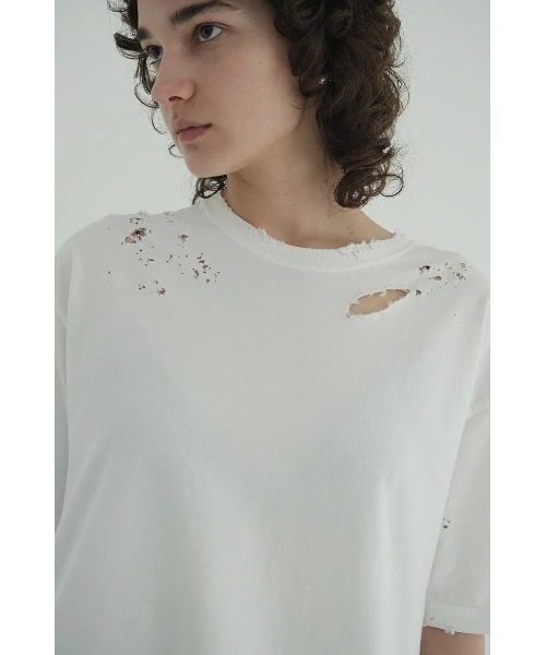 tシャツ CLANE/クラネ/CRUSH DESIGN OVER TEE レディース メンズ CLANE tシャツ CLANE/クラネ/CRUSH DESIGN OVER TEE レディース