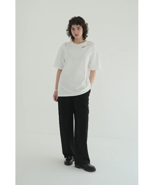 tシャツ CLANE/クラネ/CRUSH DESIGN OVER TEE レディース メンズ CLANE tシャツ CLANE/クラネ/CRUSH DESIGN OVER TEE レディース