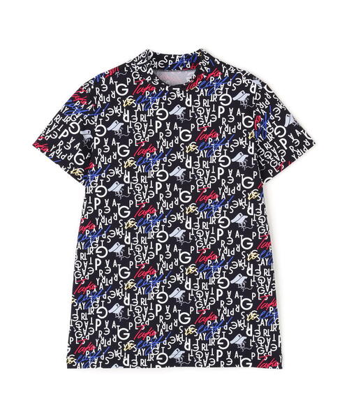 PEARLY GATES tシャツ 「PEARLY GATES」BALLくんロゴ総柄