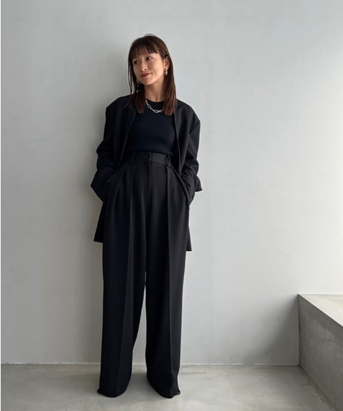 トゥデイフル todayful パンツ　サイズ38 ブラック TODAYFUL 「TODAYFUL」 パンツ 38inch ブラック レディース
