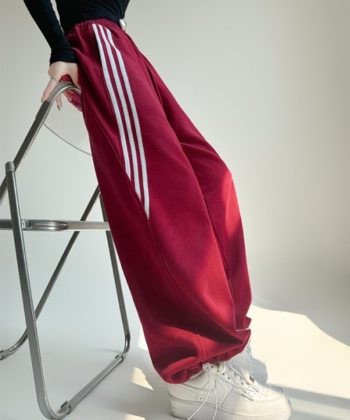 mushwear スウェットパンツ ジャージ フレアトラックスウェット