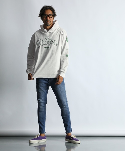 ジーンズ STANDARD SLIM JEANS ”UW”：DUFFER定番 ユーズドウォッシ スキニーデニム スリムジーンズ メンズ