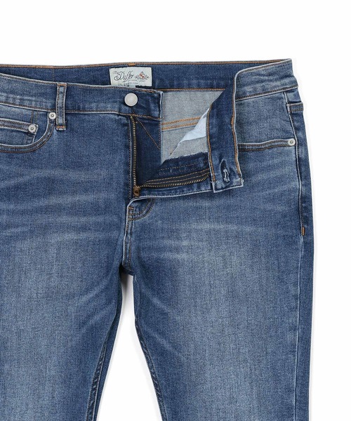 ジーンズ STANDARD SLIM JEANS ”UW”：DUFFER定番 ユーズドウォッシ スキニーデニム スリムジーンズ メンズ