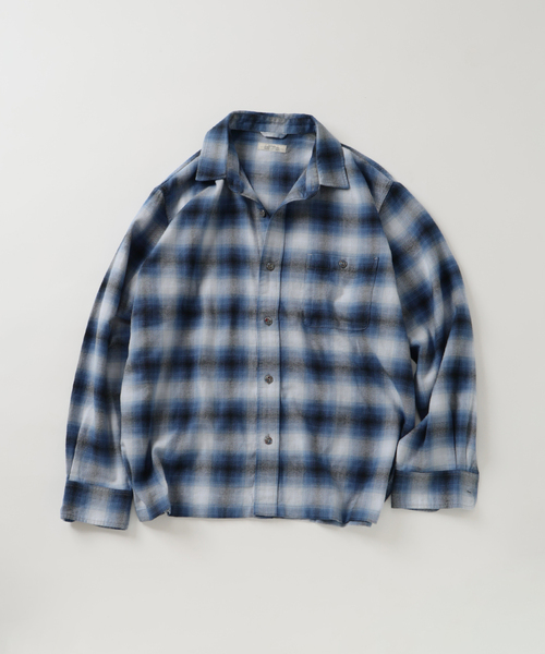 【完売】JOURNAL STANDARD relume チェックシャツ JOURNAL STANDARD relume シャツ グランジ プリントネル