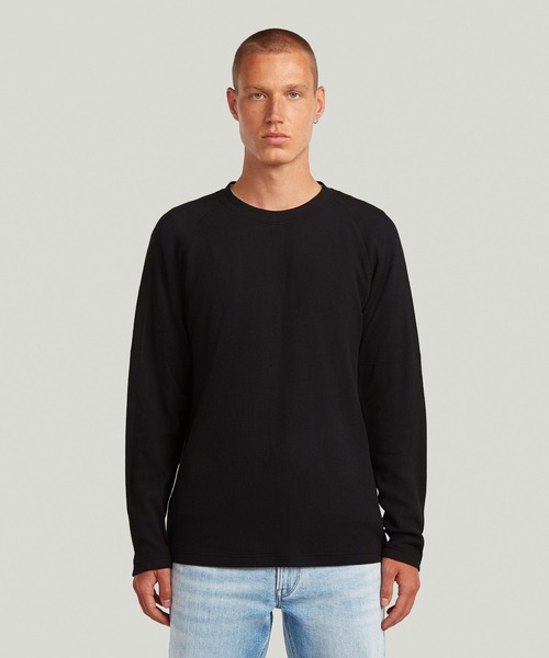 G-STAR RAW tシャツ TWEETER T-SHIRT/パネルデザインサーマルワッフル