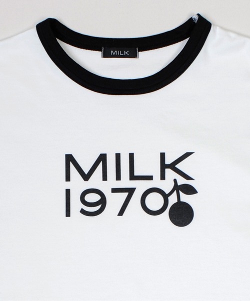 「MILK」 半袖Tシャツ FREE ホワイト レディース_画像4