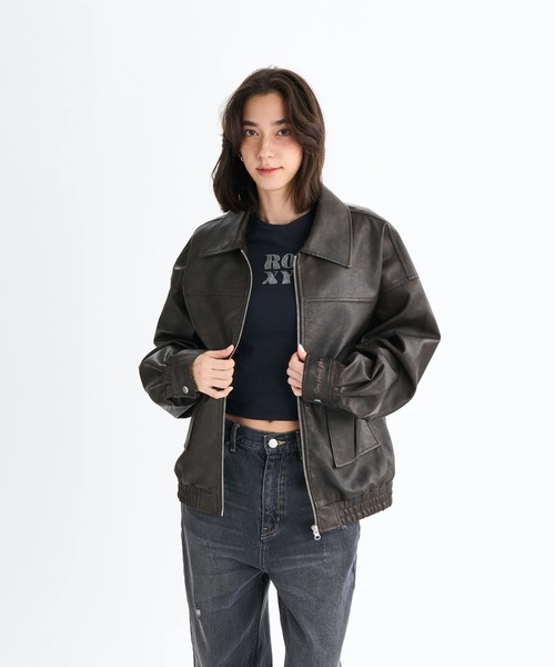 ROXY（ロキシー） ブルゾン アウター MY BEST/ロキシーエコレザー
