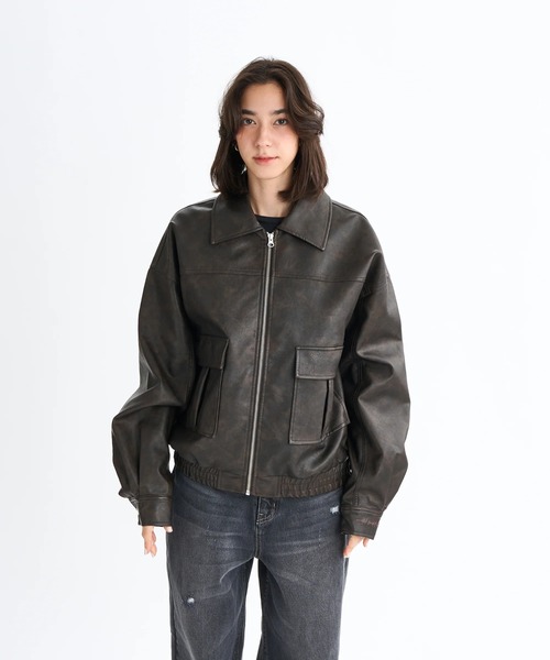 ROXY（ロキシー） ブルゾン アウター MY BEST/ロキシーエコレザー