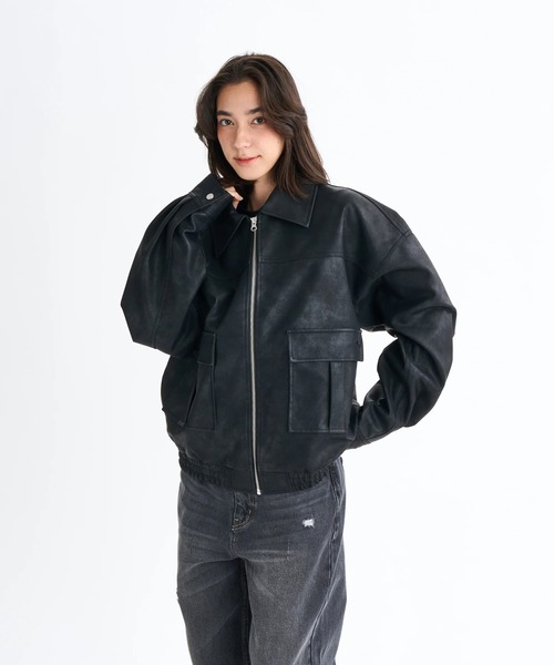 ROXY（ロキシー） ブルゾン アウター MY BEST/ロキシーエコレザー