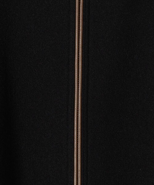 「SHIPS any」 ノーカラーコート 38 ブラック レディース_画像8