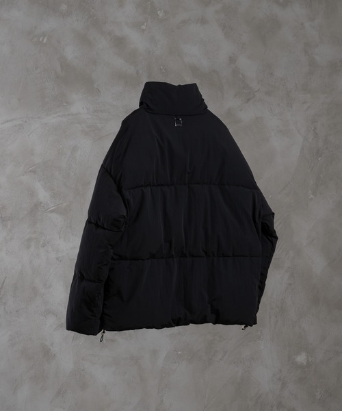 ADRER（アドラー） ダウンジャケット MEDIUM ブラック×シルバー メンズ