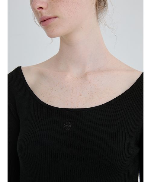 SORIN（ソリン） tシャツ Tulle Panel Hem Top/チュールパネルヘム