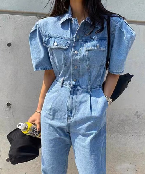 「SPIGA」 オールインワン FREE ブルー レディース_画像2