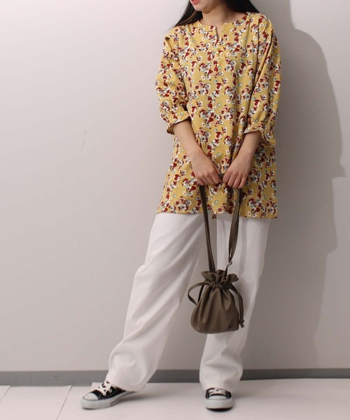 「MB mint breeze」 デニムパンツ 3L オフホワイト レディース_画像3