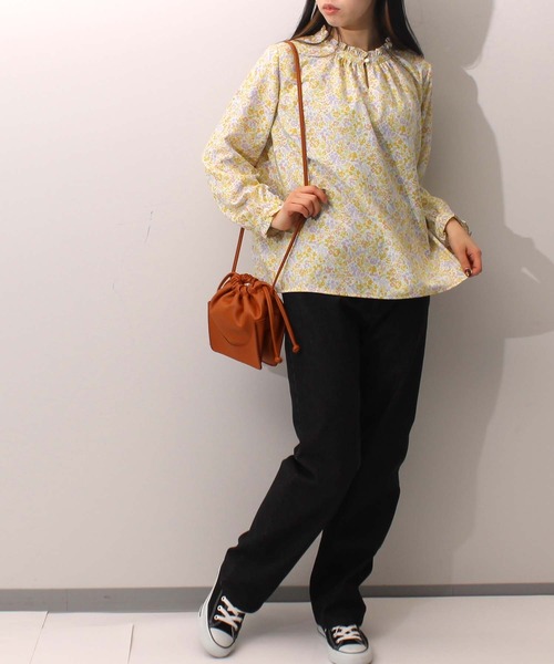 「MB mint breeze」 デニムパンツ 3L オフホワイト レディース_画像7