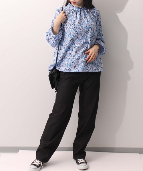 「MB mint breeze」 デニムパンツ 3L オフホワイト レディース_画像8