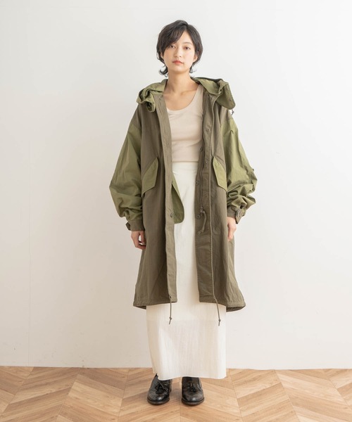 「kha:ki」 コート 3 カーキ レディース_画像2