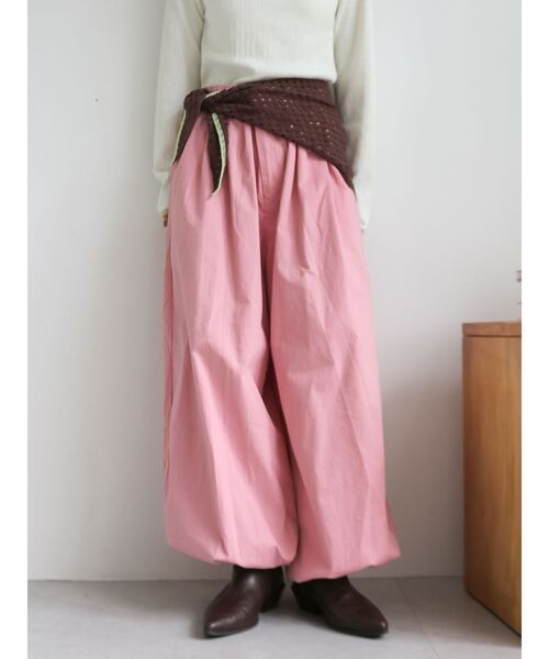 Ungrid（アングリッド） ワイドパンツ パンツ バレルレッグタック