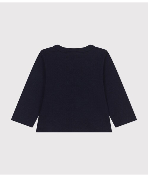 「PETIT BATEAU」 「KIDS」カーディガン 12MONTH ネイビー キッズ_画像3