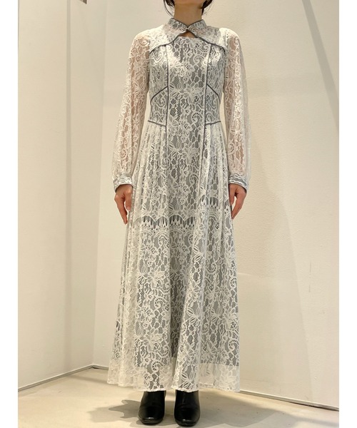 PAMEO POSE（パメオ ポーズ） 長袖ワンピース SMALL ブラック