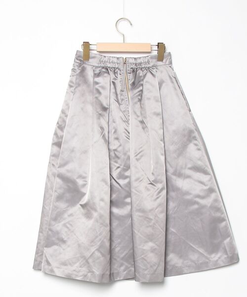 「Maglie le cassetto」 プリーツスカート 7号 シルバー レディース_画像2