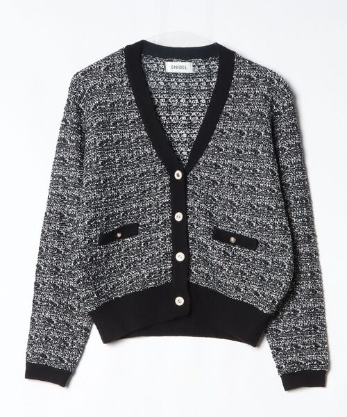 SNIDEL（スナイデル） ニットカーディガン FREE ブラック レディース