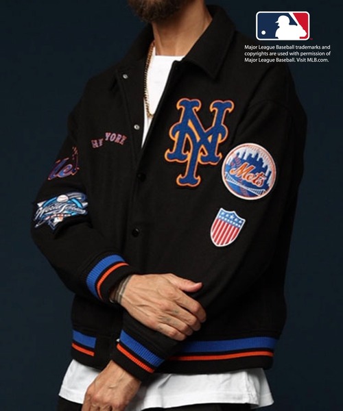 SKOOKUM（スクーカム） スタジャン L ブラック メンズ : ZOZOTOWN